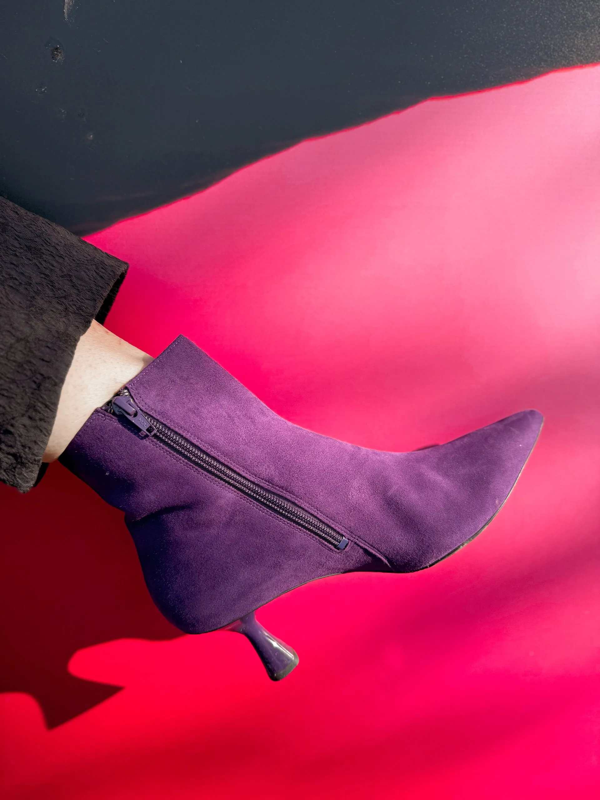 106502 Charlene Purple Ankle Boot
