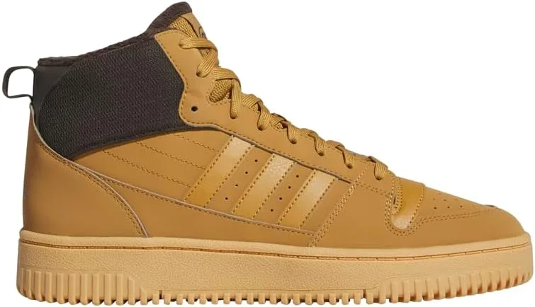 adidas Unisex Break Start Mid Top Winterized Basketball Sneaker, Mesa/Dark Brown/Gum, 7 US Men