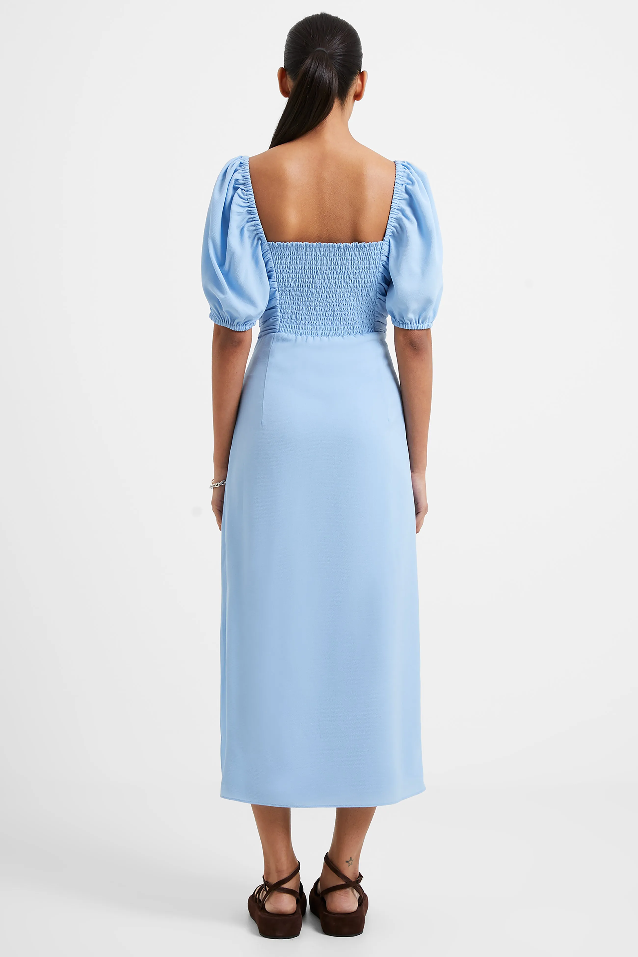 Afina Verona Ruched Midi Dress
