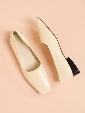 Alias Mae Meredith Flats in Bone Crinkle Patent