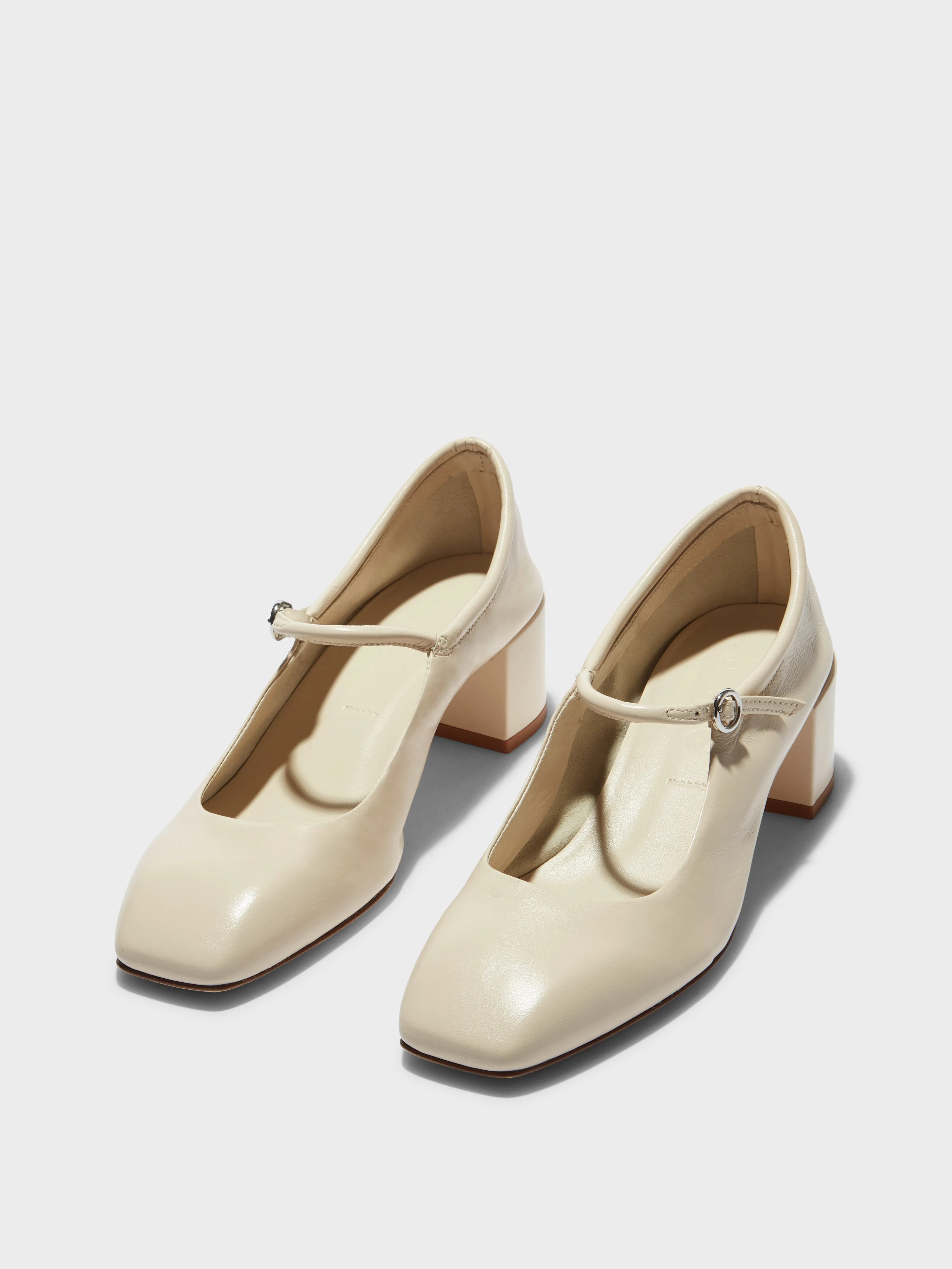 Aline Leather Mary-Jane Pumps