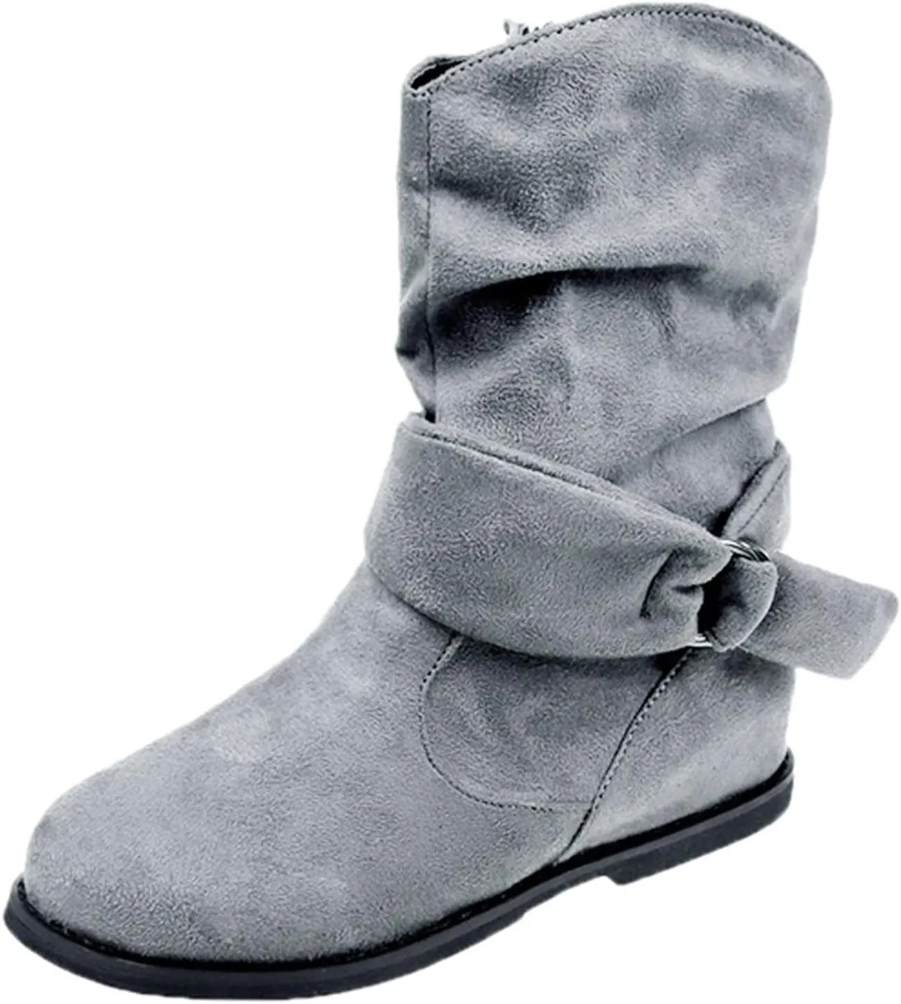 Ankle Booties for Women, Womens Retro Cowboy Boots Closed Toe Low Heel Combat Western Shoes Fringed Ankle Boots