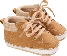 Baby Girls Shoes Toddler Boy Girl Mid to High Top Casual Shoes Soft Soled Toddler Shoes for 0 to Boys Sneaker
