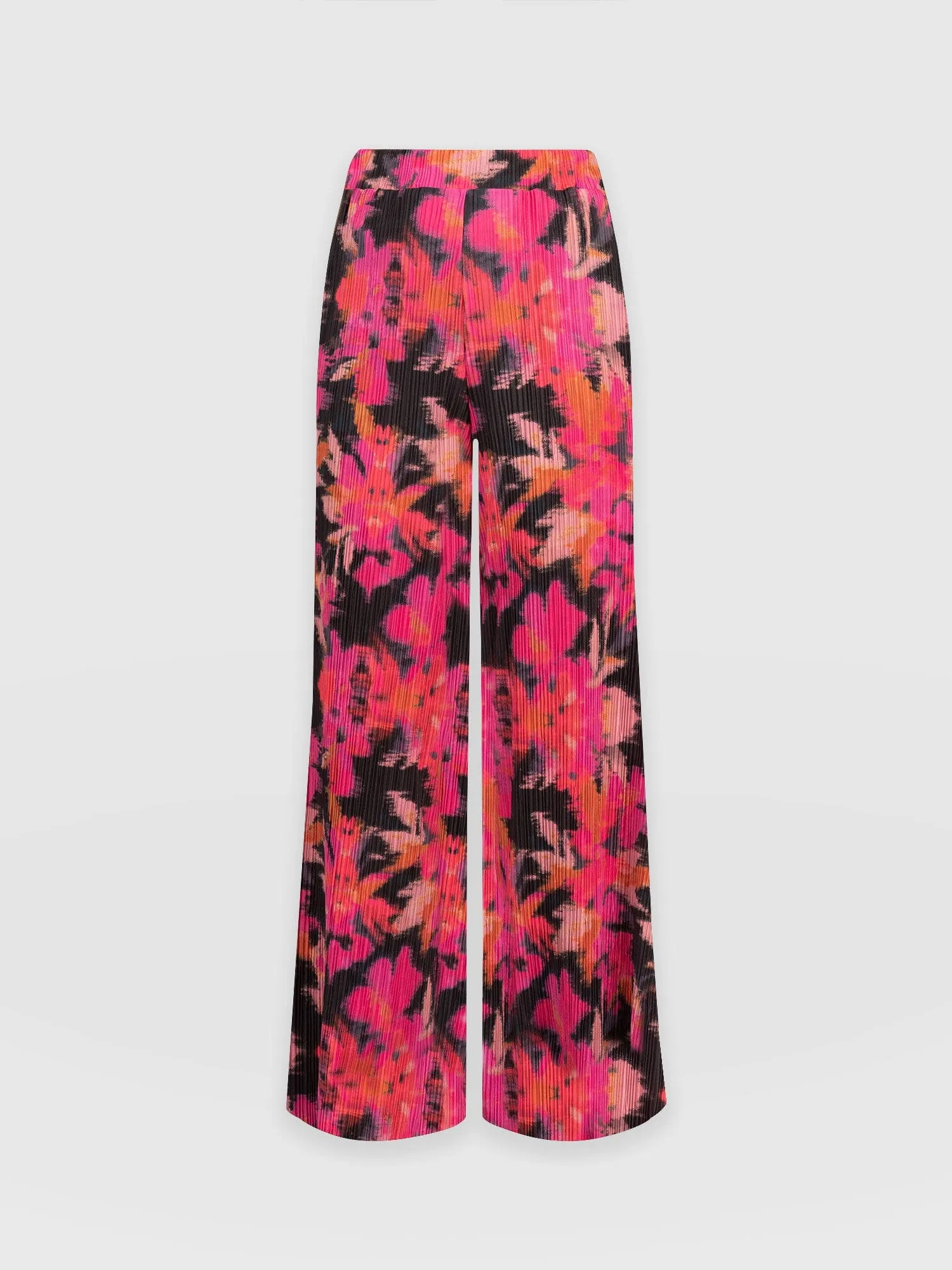 Betty Wide Leg Pant - Black Soft Focus