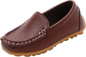 Boys Girls Soft Loafers Dress Flat Shoes Boat Toddler Little Kid Flat Shoes Casual Slip On Shoes Little Girl Shoes