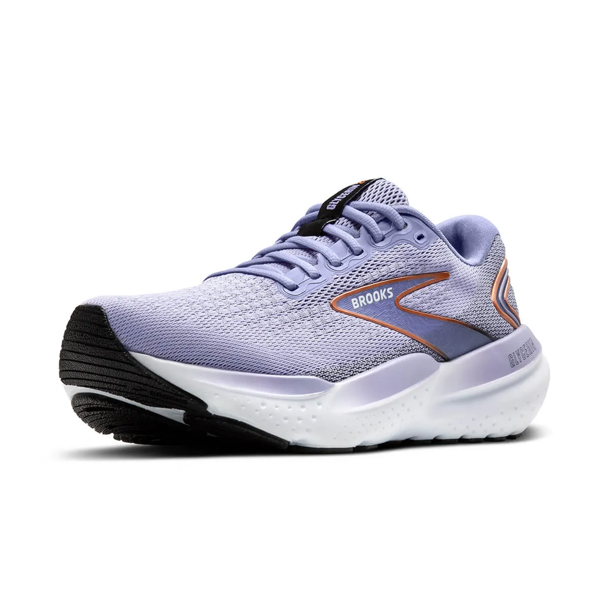 Womens Brooks Glycerin 21 Running Shoes - Lavender/Black/Copper