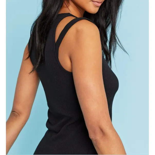 Bryson Double Strap Rib Dress
