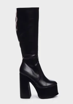 Corrs Platform Knee High Boots