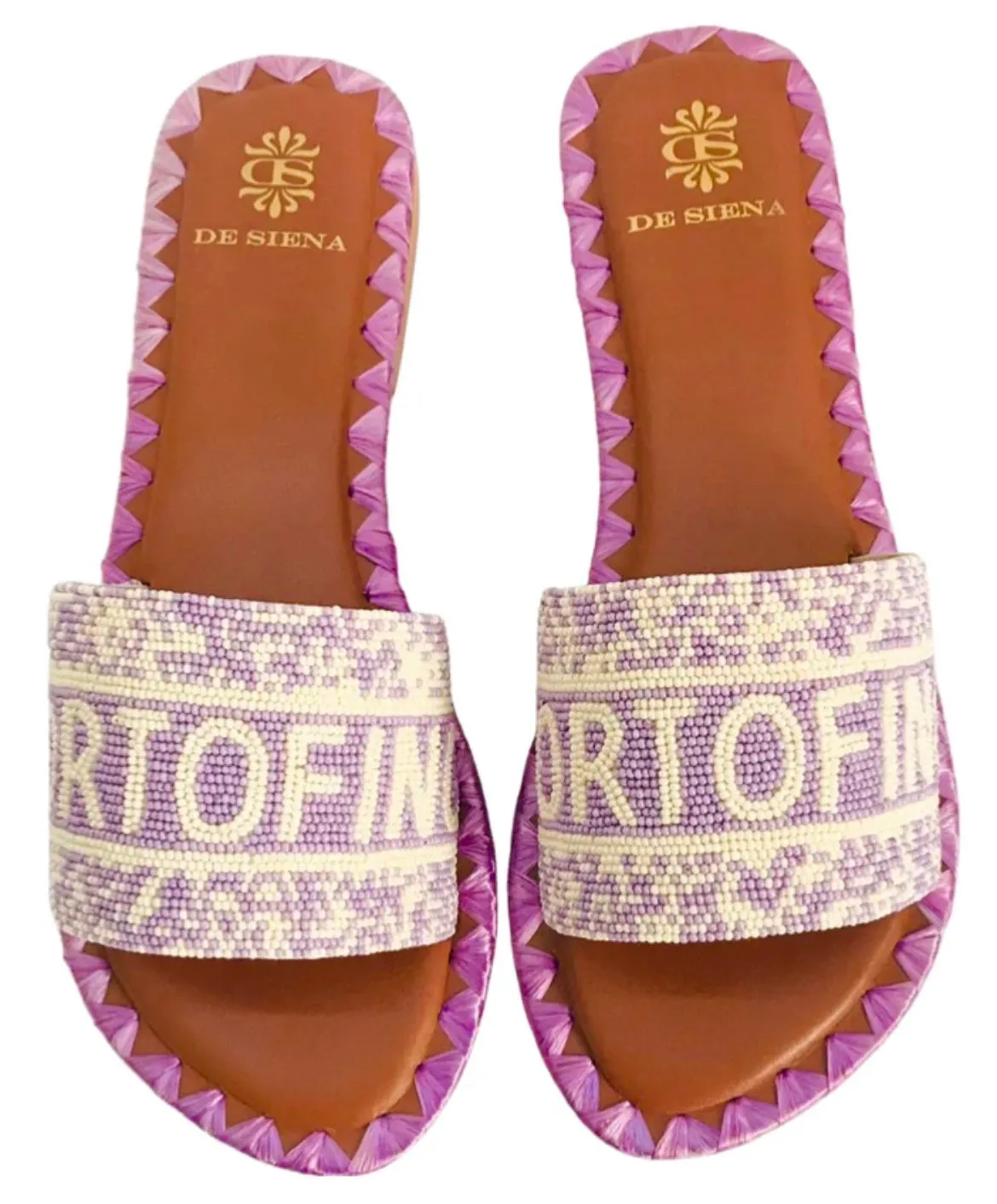 De Siena Portofino Glicine Flats Pantoletten