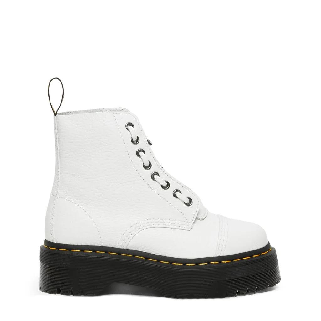 Heres an optimized title for the e-commerce product:

Dr. Martens Sinclair Aunt Sally Leather Platform Boots