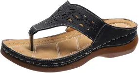 Flip Flops for Women Cushioned Thong Sandals Casual Comfy Slip on Open Toe Beach Walking Rhinestone Shoes