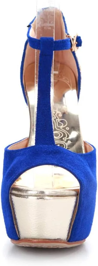 Gracemee Women Fashion Sandals Block High Heels