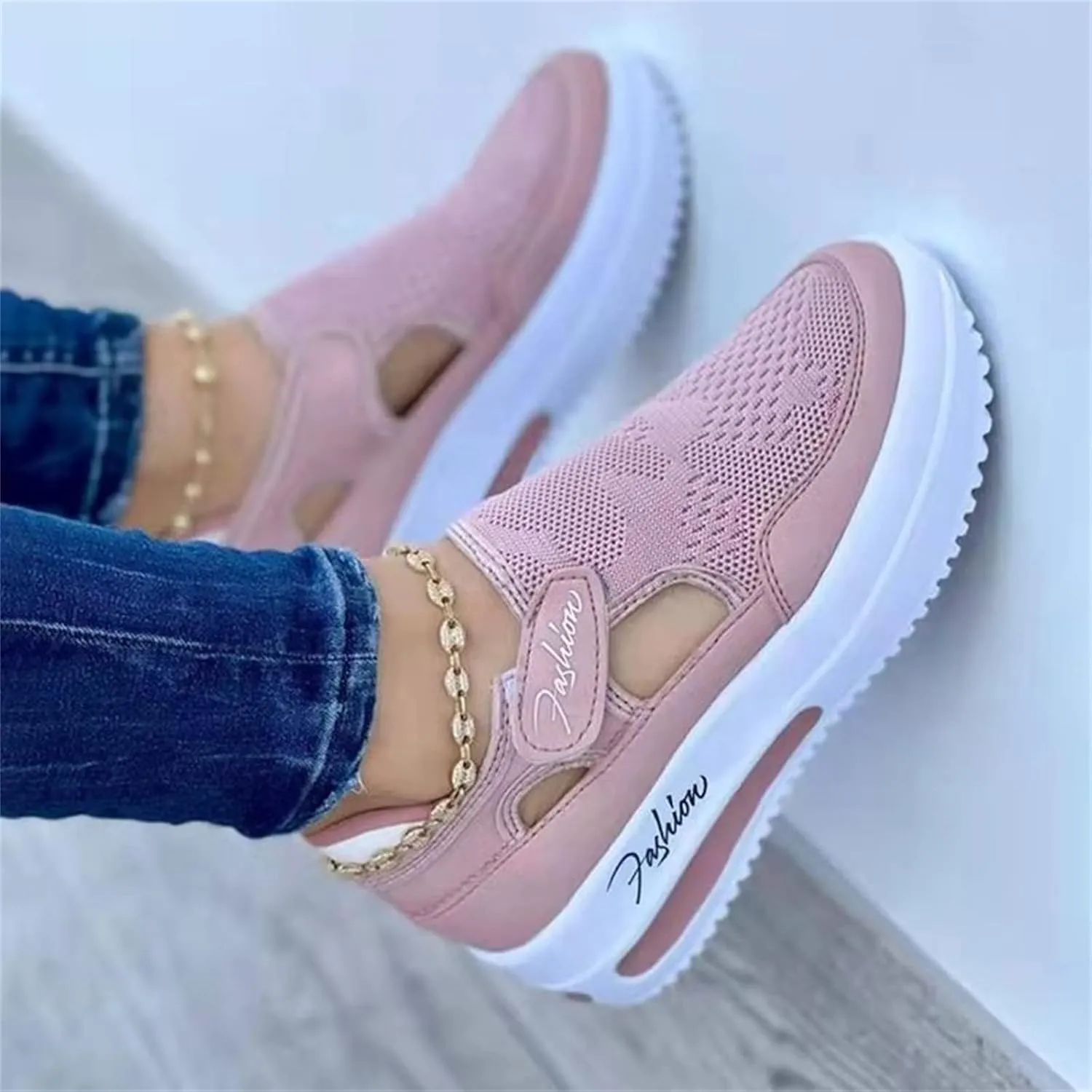 Ladmiple Sneakers For Women Slip On Wide Width Low Top Fashion Walking Canvas Shoes Dressy Casual Summer Flats Loafers