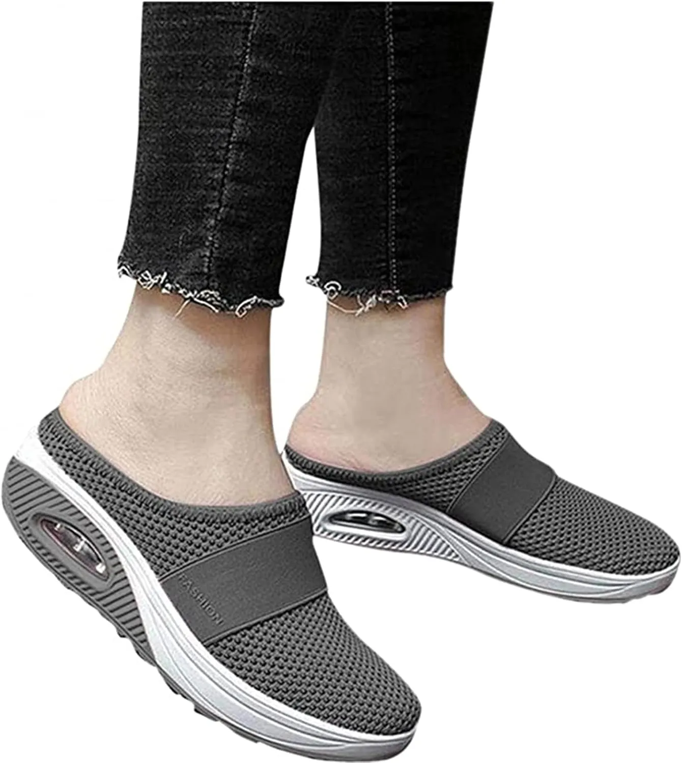 Ladmiple Sneakers For Women Walking Shoes Arch Support Slip On Comfort Dressy Summer Fashion Non Slip Flats Loafers