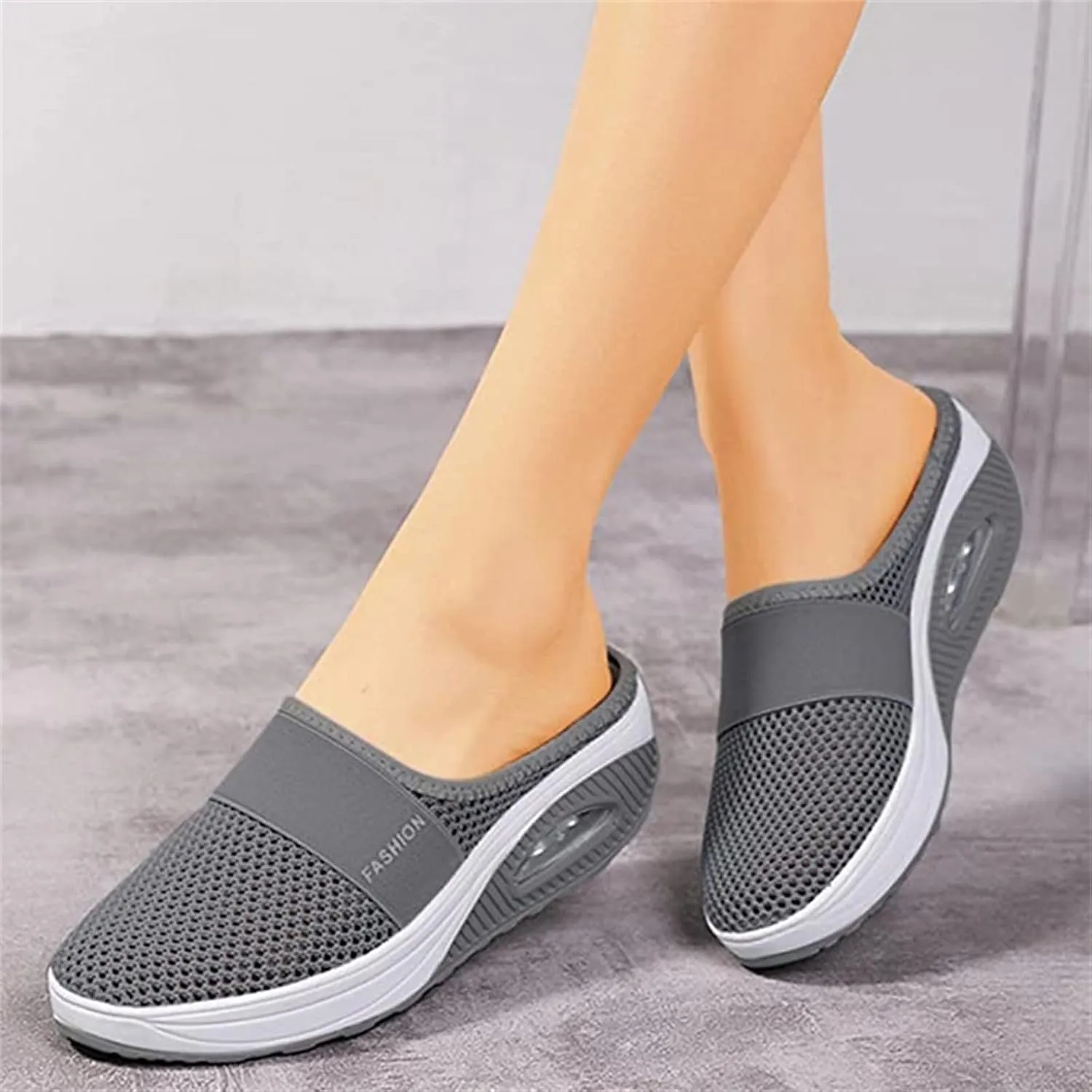 Ladmiple Sneakers For Women Walking Shoes Arch Support Slip On Comfort Dressy Summer Fashion Non Slip Flats Loafers