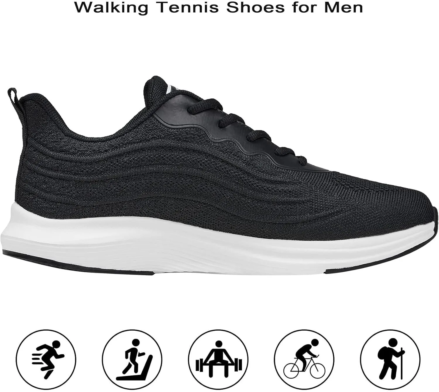 Lightweight Mesh Tennis Shoes Sneakers for Men and Women - Blue, Size 7