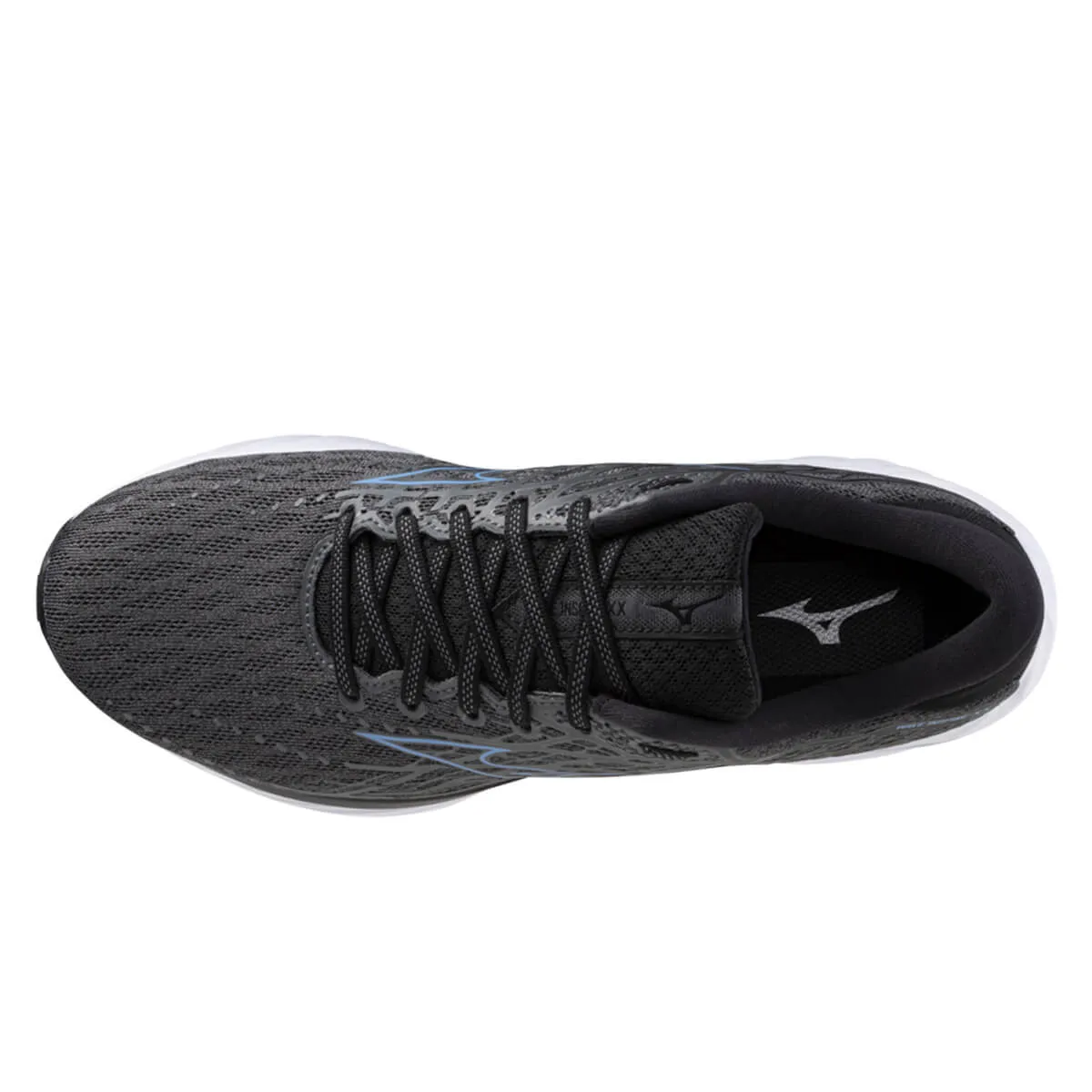 Mizuno Wave Inspire 20 Mens Running Shoes in Iron Gate/Parisian Blue/Black Color