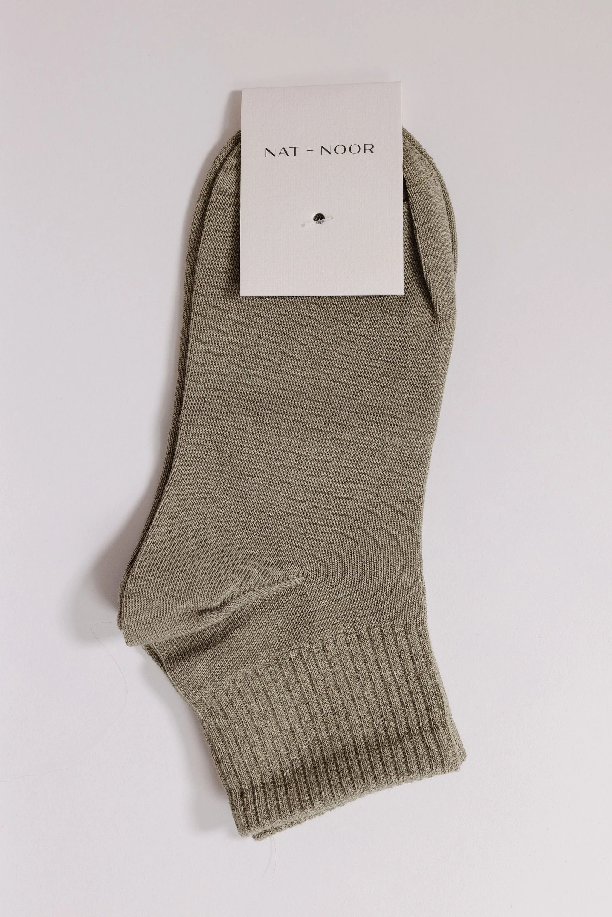 Nat   Noor Ankle Sock in Sage