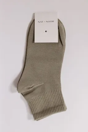 Nat   Noor Ankle Sock in Sage