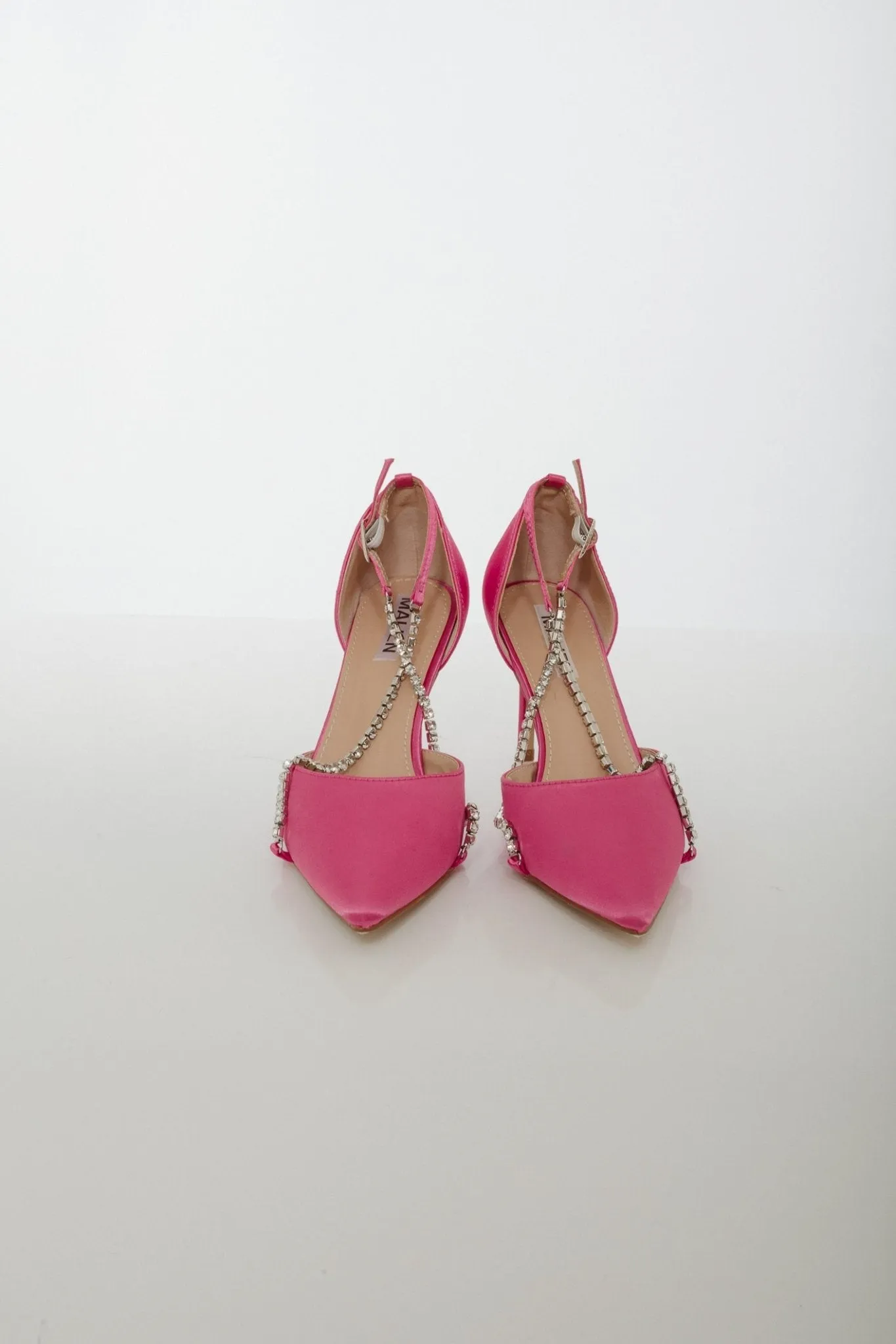Polly Diamanté Heels In Pink