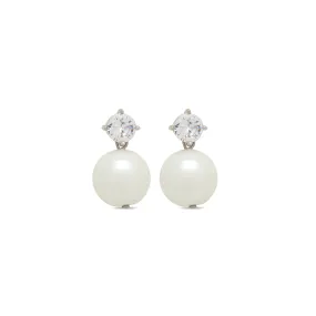 Remy Earrings 12mm Pearl