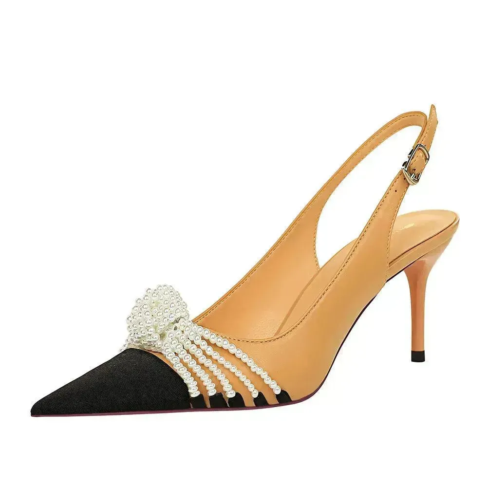 Retro European And American Style Women's Shoes High Heels Stiletto