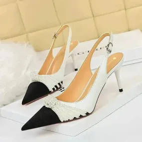 Retro European And American Style Women's Shoes High Heels Stiletto