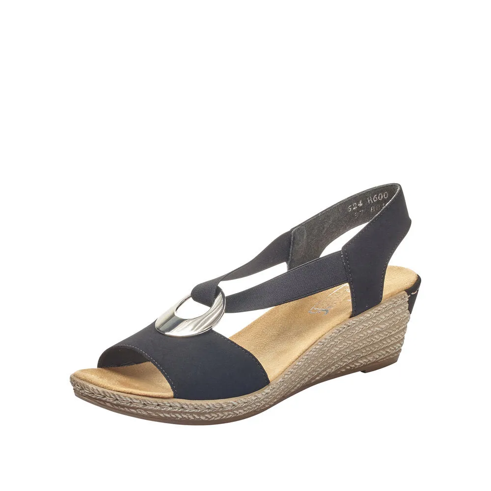 Rieker Women's 624H6 Fanni - Black