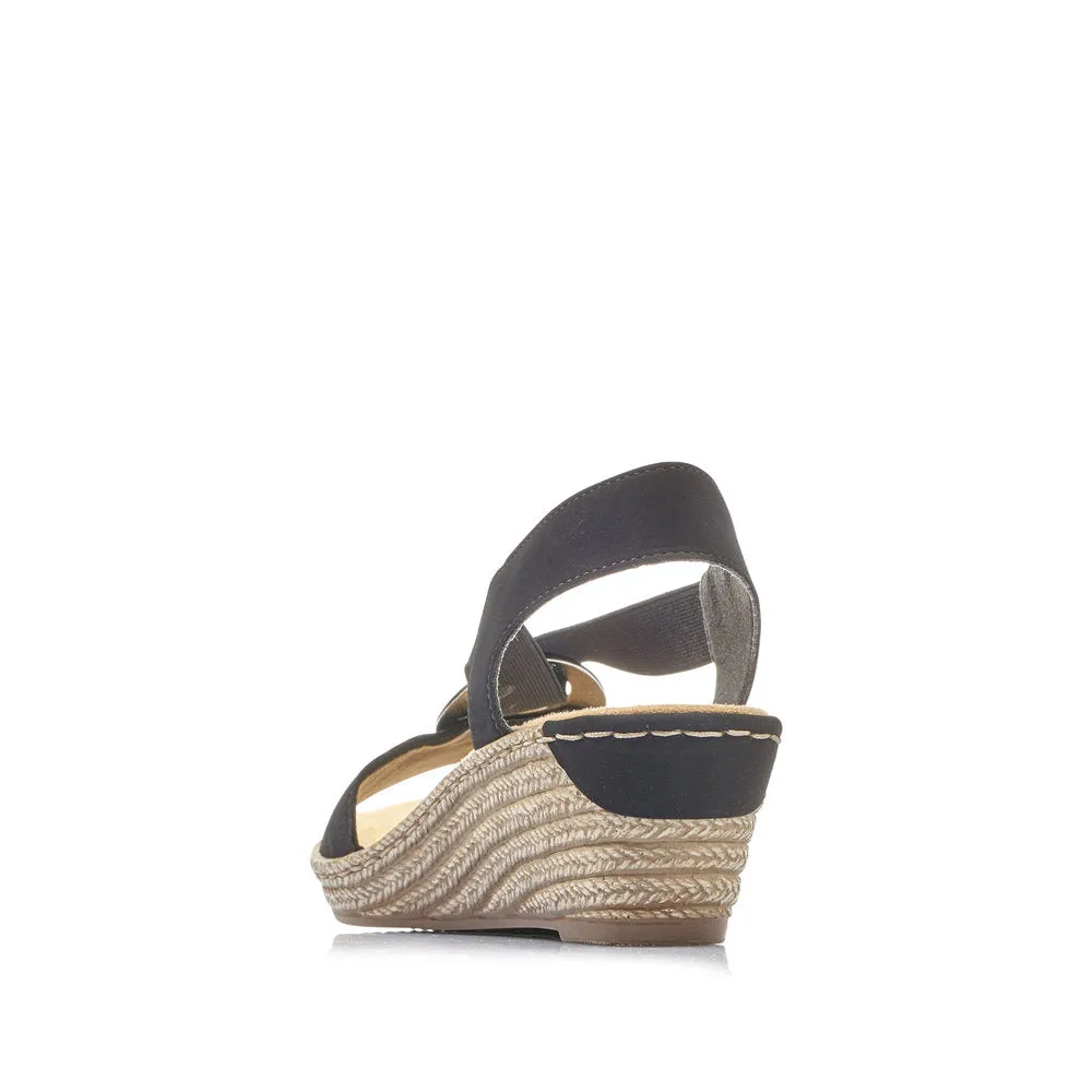 Rieker Women's 624H6 Fanni - Black