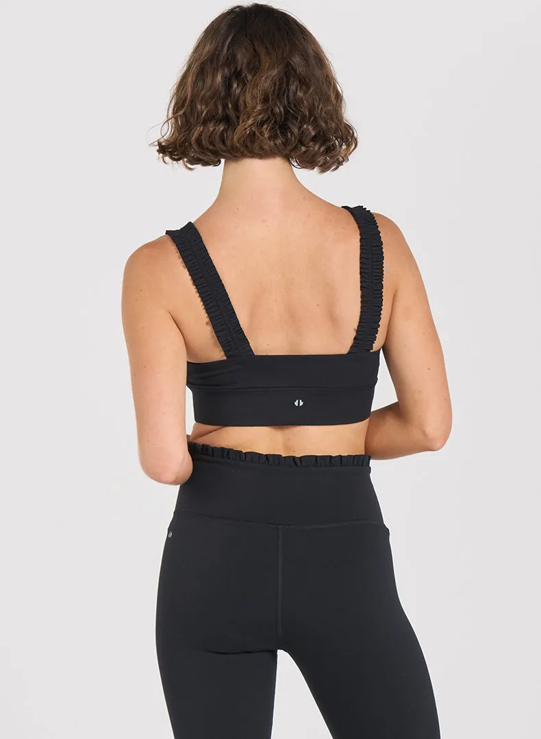 Ruffle Strap Bra - FINAL SALE