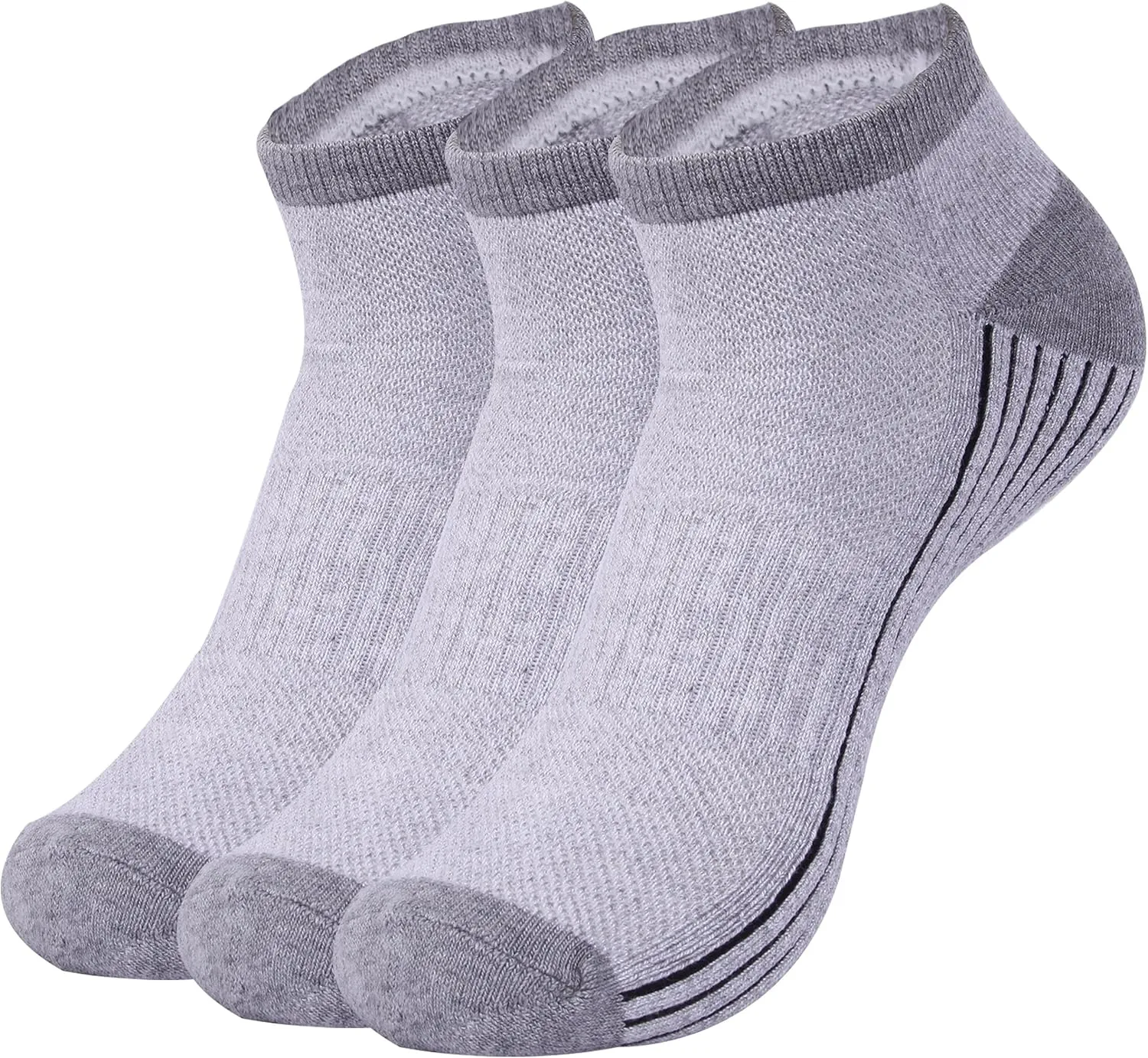 SPST Running Viscose Socks, Women Men Moisture Wicking Cushioned Breathable Soft Ankle/Crew Hiking Low Cut Seamless Socks