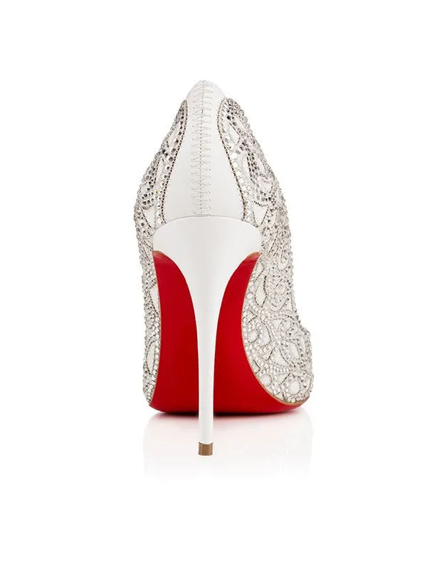 Suede Closed Toe With Hot Drilling High Heels OS132