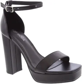 TOP Moda Women's Platform Chunky High Heel Sexy Sandals Ankle Strap Open Toe Heeled Shoes