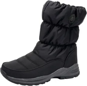 Winter Boots for Women Fuzzy Mid Calf Warm Boots Waterproof Booties Comfortable Outdoor Anti Slip Shoes